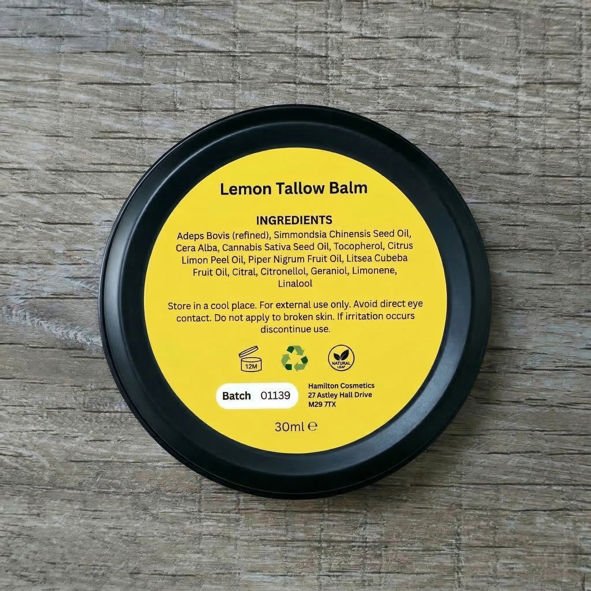 Lemon Tallow Balm